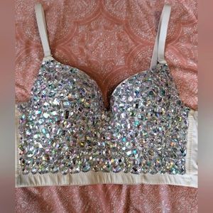 Bedazzled Corset Bra